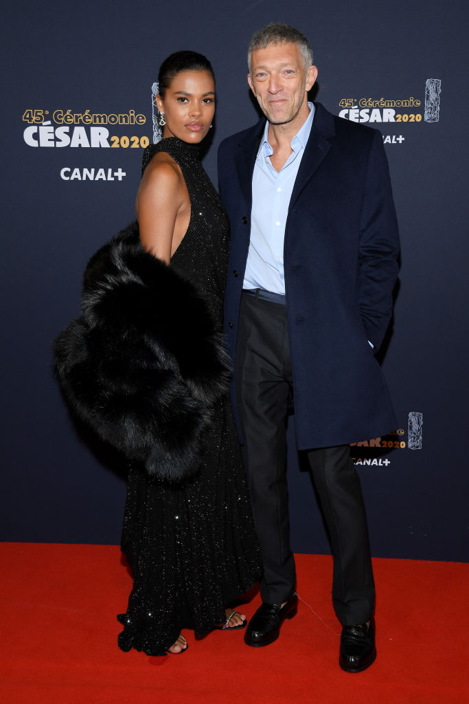 Tina Kunakey Cassel and Vincent Cassel 2020